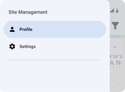 A cropped image showing part of a mockup of the Ops Suite Mobile app